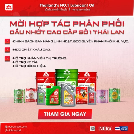 Dầu Nhớt Cao Cấp Số 1 Tại Thái Lan, 