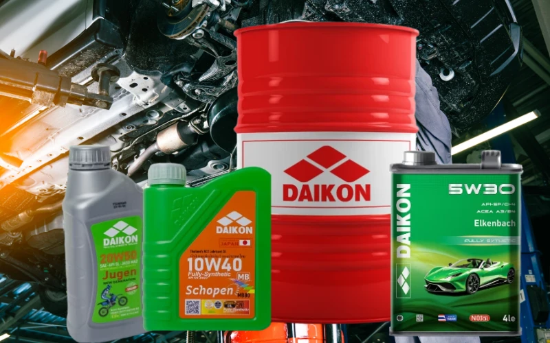 Nơi Mua Dầu Nhớt Daikon Thái Lan Chính Hãng Tại Việt Nam